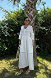 Yonca Moda Evi Jessyca Dantelli Brode Elbise 2515-13