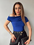 Yonca Moda Evi Kadın Sandy Kumaş Düşük Omuz Bluz