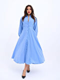 Yonca Moda Evi 5903 ELBİSE-MAVİ