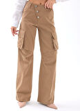 Yonca Moda Evi 6485 PANTOLON-CAMEL