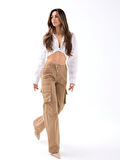 Yonca Moda Evi 6485 PANTOLON-CAMEL