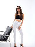 Yonca Moda Evi 6489 PANTOLON-BEYAZ