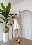 Yonca Moda Evi Yuna Straplez Elbise