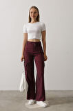 Yonca Moda Evi Kemerli Cargo Pantolon - Bordo