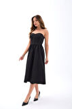 Yonca Moda Evi 7313 ELBİSE-SİYAH