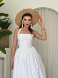 Yonca Moda Evi Fedra Midi Elbise