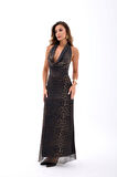Yonca Moda Evi 7472 ELBİSE-LEOPAR