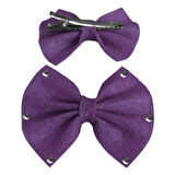 Yonca Moda Evi Pullu Keçe Kedi Köpek Tokası Mor 4.5-5.5 cm ( 2 Adet ) - 299674-1453