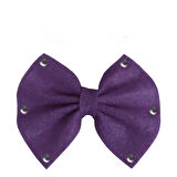 Yonca Moda Evi Pullu Keçe Kedi Köpek Tokası Mor 4.5-5.5 cm ( 2 Adet ) - 299674-1453