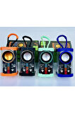 Şeffaf Mecha Müzik Tws Stereo Rgb Ritim İşıklı Hoparlör Kablosuz Bluetooth 5.0 Taşınabilir Hoparlör A11