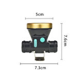 Şarjlı Baret Lambası Osl Led  Wt-065