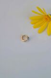 Zirkon Taşlı Kalp Model Helix Piercing Küpe Kıkırdak Lob Uyumlu