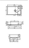 Sharp Etajerli Lavabo 50*30 Cm