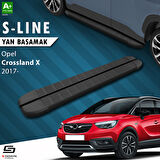 S-Dizayn Opel Crossland X S-Line Siyah Yan Basamak 173 Cm 2017 Üzeri A+ Kalite