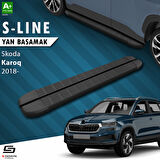 S-Dizayn Skoda Karoq S-Line Siyah Yan Basamak 173 Cm 2018 Üzeri A+ Kalite