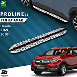 S-Dizayn Honda CR-V 5 OEM Still Pro V1 Aluminyum Yan Basamak 173 Cm 2018-2022 A+ Kalite