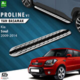 S-Dizayn Kia Soul OEM Still Pro V2 Aluminyum Yan Basamak 173 Cm 2009-2014 A+ Kalite