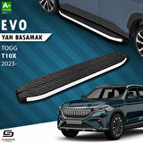 S-Dizayn TOGG T10X Evo Aluminyum Yan Basamak 203 Cm 2023 Üzeri A+ Kalite