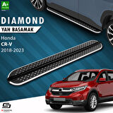 S-Dizayn Honda CR-V 5 Diamond Krom Yan Basamak 173 Cm 2018-2022 A+ Kalite