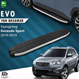 S-Dizayn Ssangyong Korando Sport Evo Krom Yan Basamak 203 Cm 2010-2019 A+ Kalite