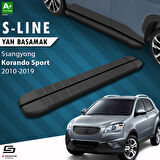 S-Dizayn Ssangyong Korando Sport S-Line Siyah Yan Basamak 203 Cm 2010-2019 A+ Kalite