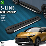S-Dizayn Toyota C-HR 2 S-Line Krom Yan Basamak 173 Cm 2023 Üzeri A+ Kalite