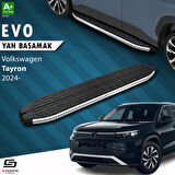 S-Dizayn VW Tayron 2 Evo Krom Yan Basamak 193 Cm 2024 Üzeri A+ Kalite