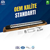 S-Dizayn Renault Kangoo 2 TrimLine Gri Yan Basamak 193 Cm 2008-2020 A+ Kalite