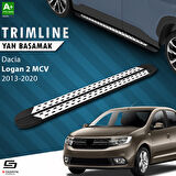 S-Dizayn Dacia Logan 2 MCV TrimLine Gri Yan Basamak 186 Cm 2013-2020 A+ Kalite
