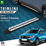 S-Dizayn Dacia Sandero 2 Stepway TrimLine Gri Yan Basamak 183 Cm 2013-2020 A+ Kalite
