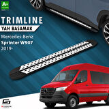 S-Dizayn Mercedes Sprinter W907 Orta Şase TrimLine Gri Yan Basamak 274 Cm 2019 Üzeri