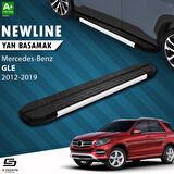 S-Dizayn Mercedes GLE W166 NewLine Aluminyum Yan Basamak 193 Cm 2012-2019 A+ Kalite