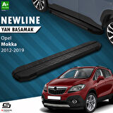 S-Dizayn Opel Mokka NewLine Siyah Yan Basamak 163 Cm 2012-2019 A+ Kalite