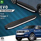 S-Dizayn Ford Ranger 3 Evo Aluminyum Yan Basamak 203 Cm 2012-2022 A+ Kalite
