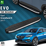 S-Dizayn Opel Grandland X Evo Krom Yan Basamak 183 Cm 2017-2024 A+ Kalite