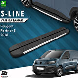 S-Dizayn Peugeot Partner 3 S-Line Aluminyum Yan Basamak 203 Cm 2018 Üzeri A+ Kalite