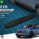 S-Dizayn VW T-Roc Evo Siyah Yan Basamak 173 Cm 2019-2021 A+ Kalite