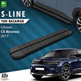 S-Dizayn Citroen C5 Aircross S-Line Siyah Yan Basamak 193 Cm 2017 Üzeri A+ Kalite