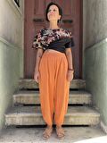 Unisex Bohem Lastik Bel Pantolon, Rahat Pantolon, Yoga Pantolonu, Şalvar, Pamuklu Şalvar,