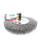 Hawk HA11135 Pimli Gri Tel Daire Fırça 100x10 mm