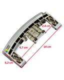 Fagor FE7214A Çamaşır Makinesi Kapak Mandalı Tutamağı İNOX