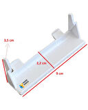 Beko Uyumlu BKY3413C Bulaşık Makinesi Kapak Mandal Kilidi Tutamağı BEYAZ