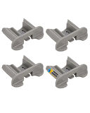 Arçelik Uyumlu 6220E Bulaşık Makinesi Yeni Tip Ön Ray Kapağı Tutucu Stoper 4 Adet