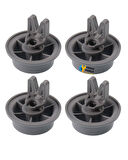 Bosch Uyumlu SMS3147 Bulaşık Makinesi Sepet Tekerleği ALT Teker 4 Adet