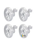 Bosch Uyumlu SMI6505RK Bulaşık Makinesi Sepet Tekerleği 4 ALT 4 ÜST Teker Takımı