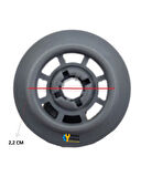 Bosch Uyumlu SBI63M05EU Bulaşık Makinesi Sepet Tekerleği ALT Teker 4 Adet