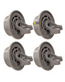 Arçelik Uyumlu ADG332AV Bulaşık Makinesi Sepet Tekerleği ALT Teker 4 Adet