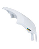 Bosch Uyumlu WTS86580 Çamaşır Kurutma Makinesi Kapak Mandal Tutamağı GENİŞ BEYAZ