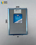 Arçelik: P42 | 208x295 mm | Aspiratör & Davlumbaz Tel Yağ Filtresi | Model: 9188437001 | 20,8x29,5 cm