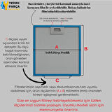 Arçelik: P42 | 208x295 mm | Aspiratör & Davlumbaz Tel Yağ Filtresi | Model: 9188437001 | 20,8x29,5 cm